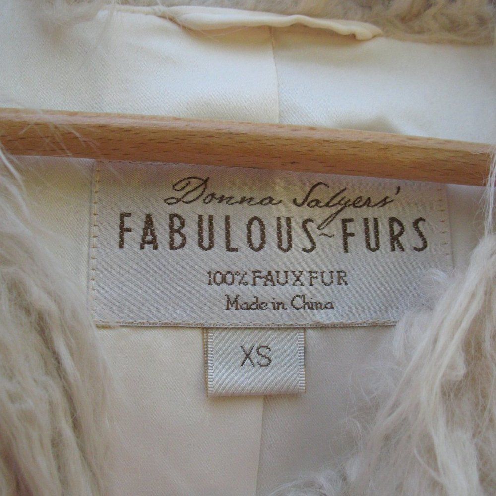 Donna Salyer Fabulous Furs Faux Mongolian Lamb Jacket - Picture 13 of 14